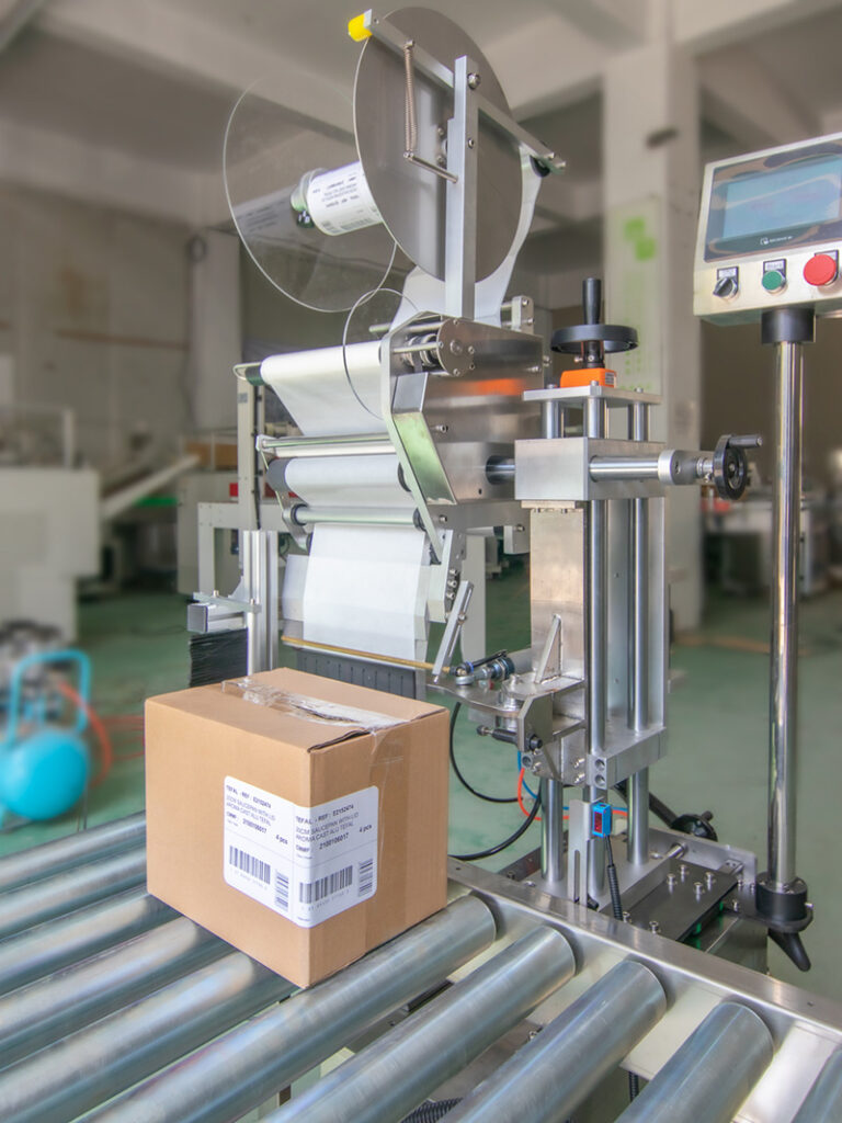 VK-OBCL Online Box Corner Label Applicator Machine