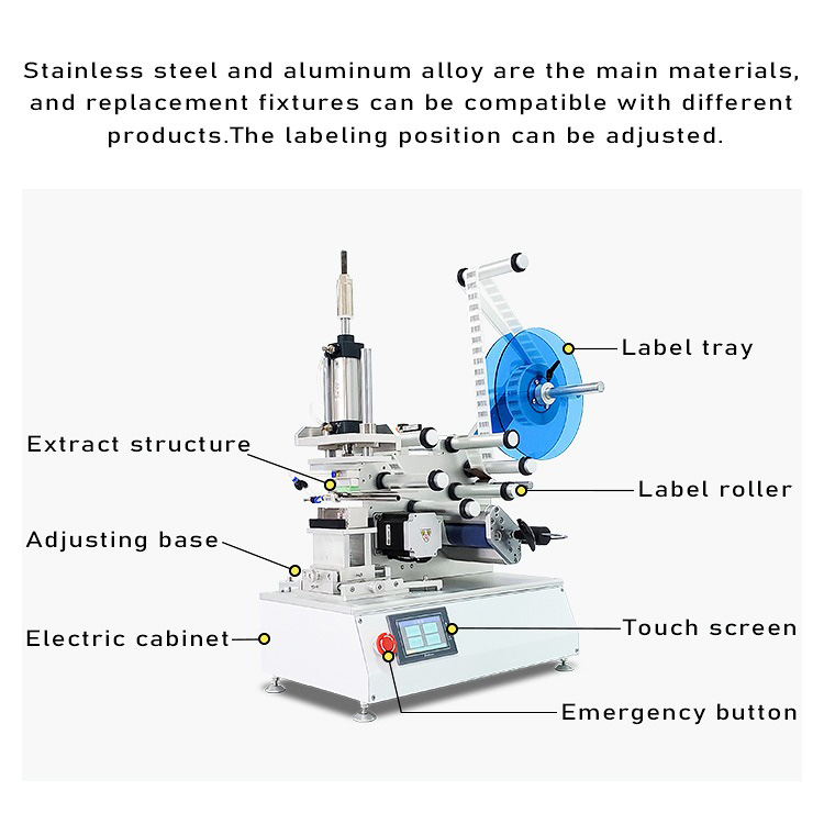 VK-T802 Semi Automatic Flat Label Applicator