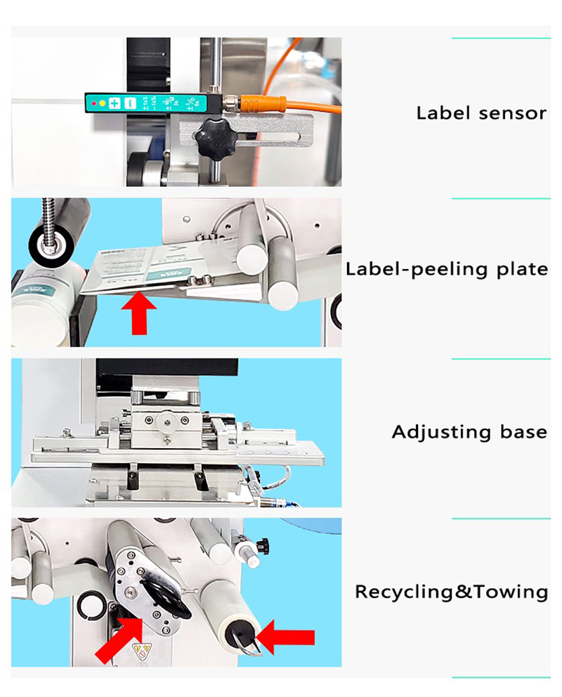 VK-T803 Semi-Automatic Flat Label Applicator With Roller