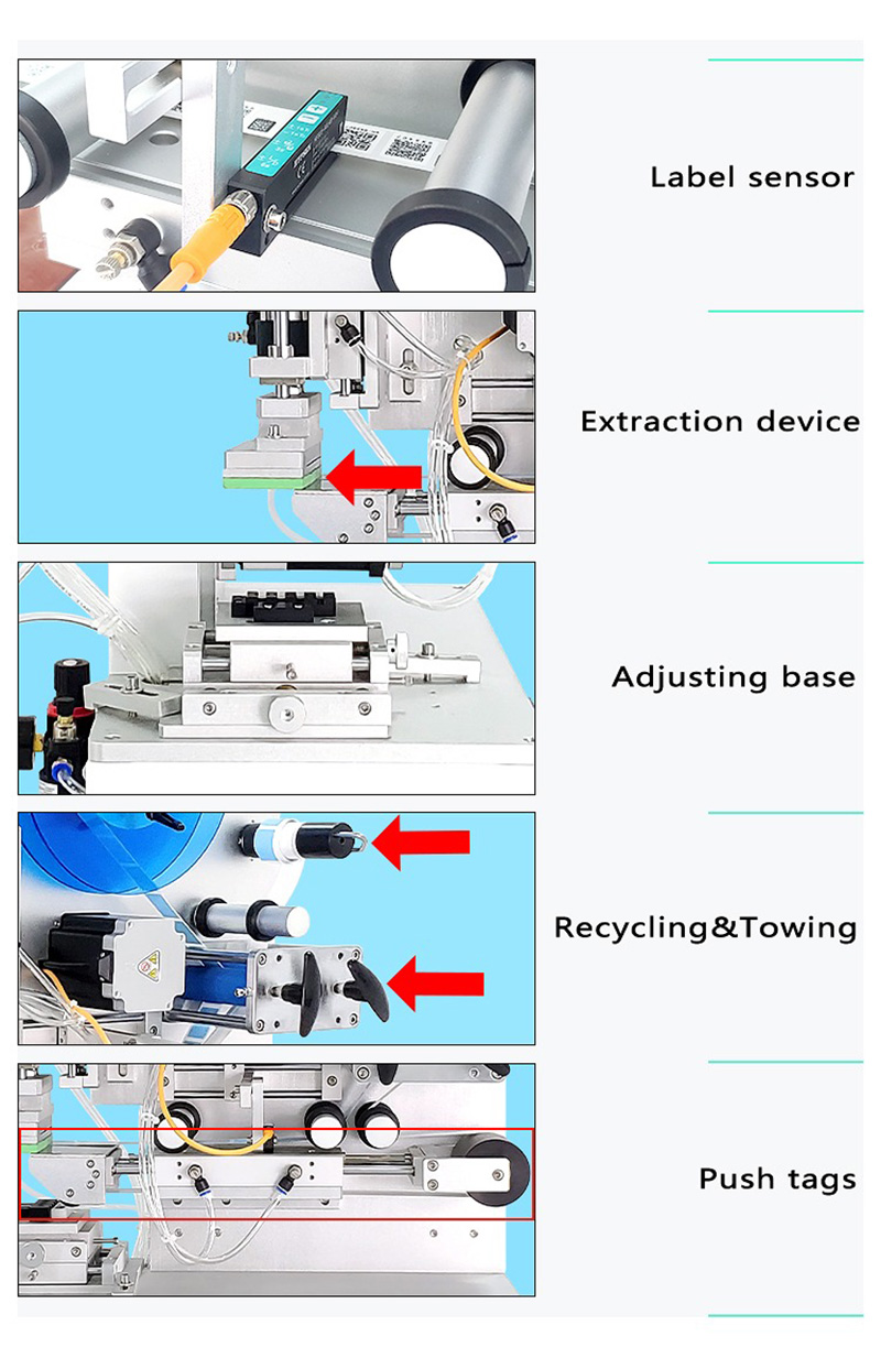VK-T804 High Precision Semi-Automatic Flat Labeling Machine