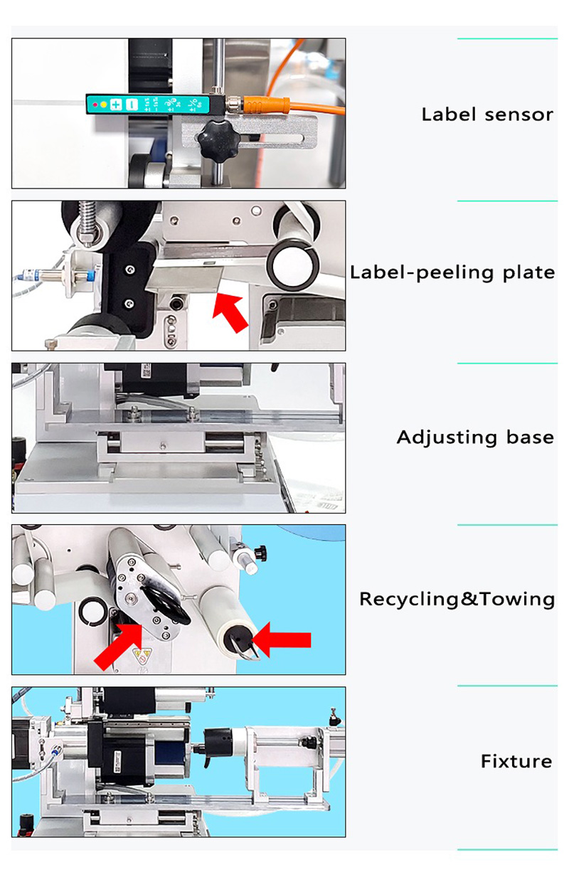VK-T805 Semi Automatic Rolling Wrap Around Labeler Machine