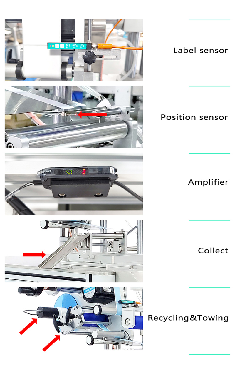 VK-T808 Semi Automatic Floor Type Round Label Applicator