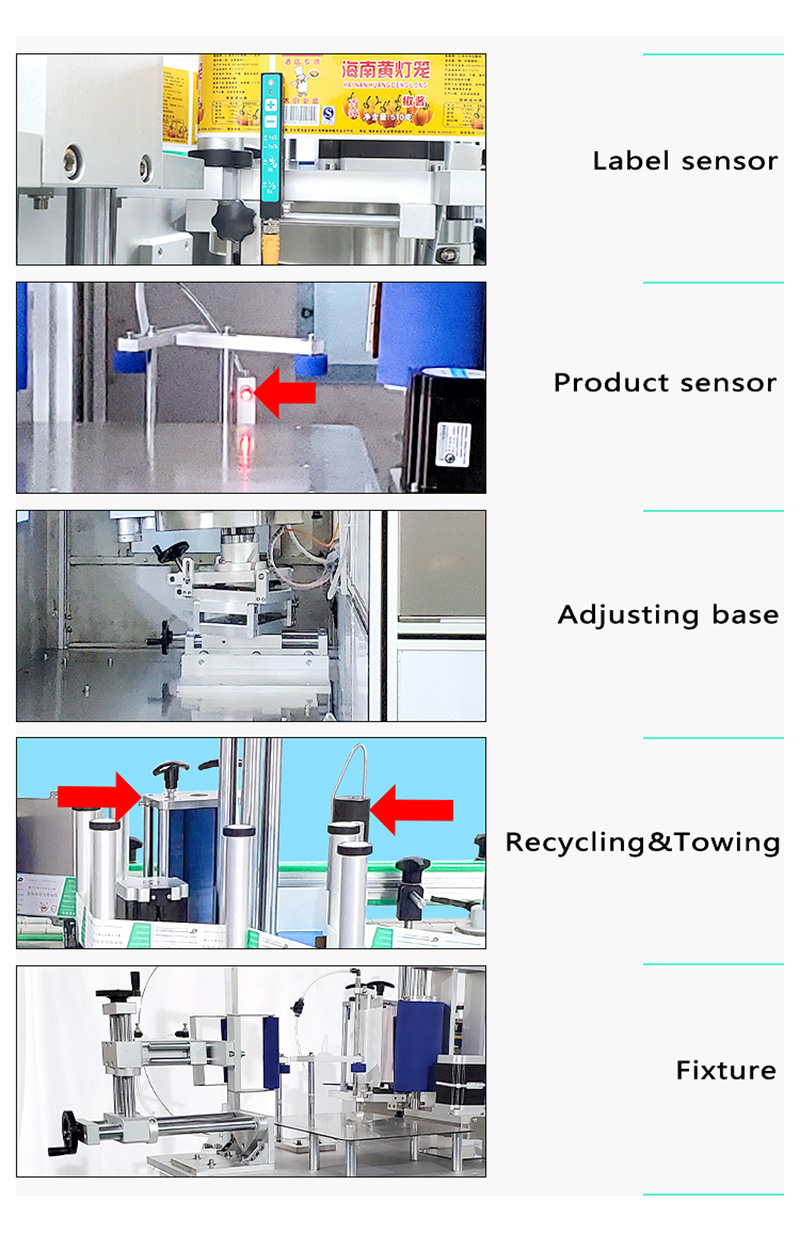 VK-T809 Semi Automatic Bucket Label Applicator Machine