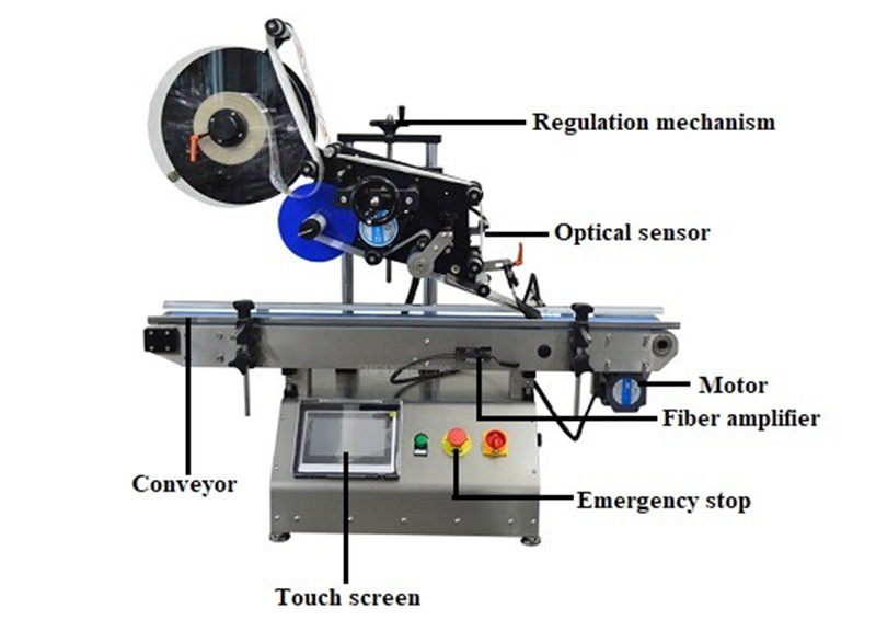 VK-TL-FT Desktop Automatic Flat Label Applicator Machine Details